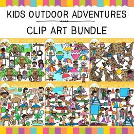 Outdoor Adventures Clip Art Bundle