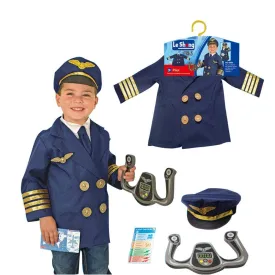 Pilot Aviator Cosplay Outfits Halloween Costume Set for Kids