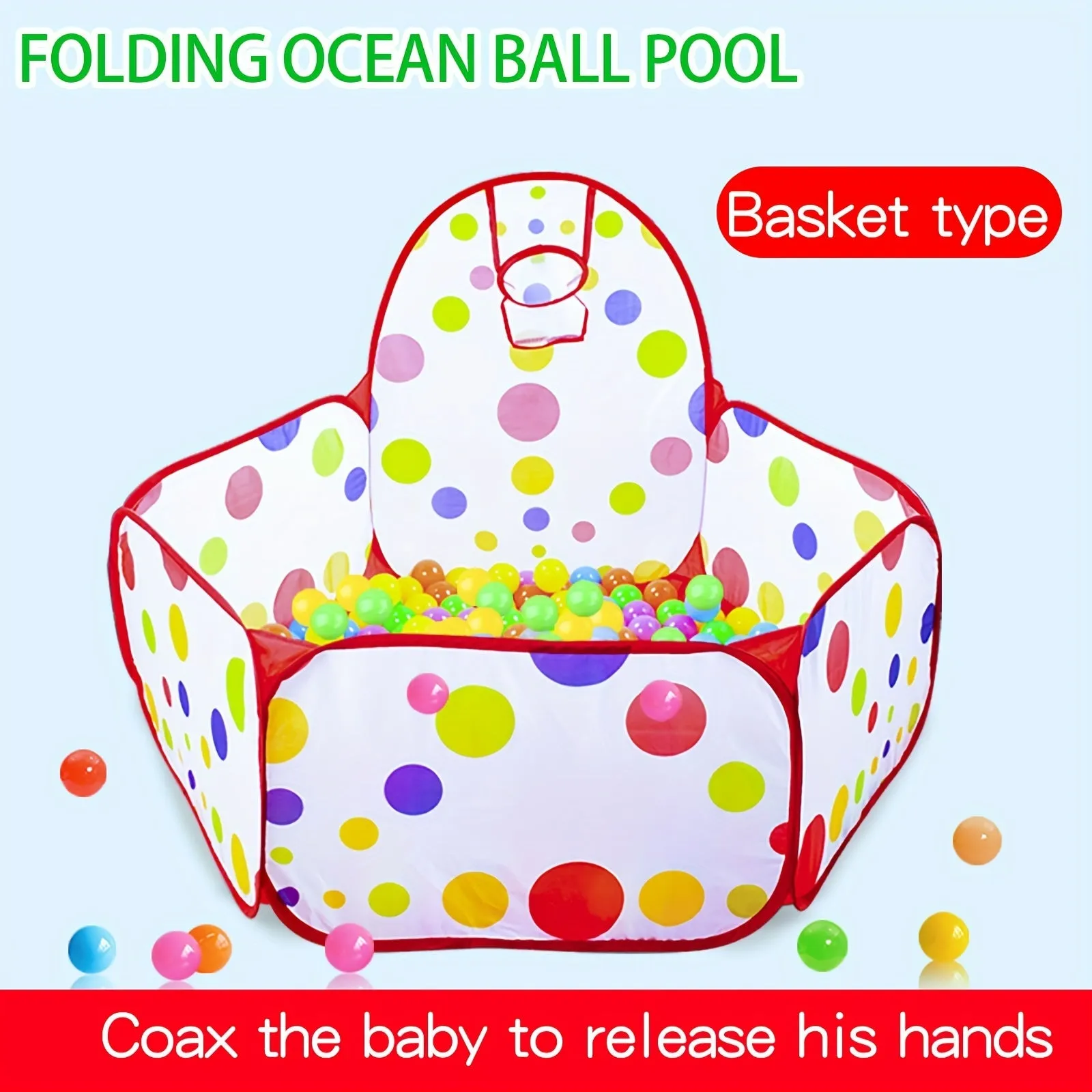 1pc Beach Bobo Pool Toy with Basketball Basket Garden