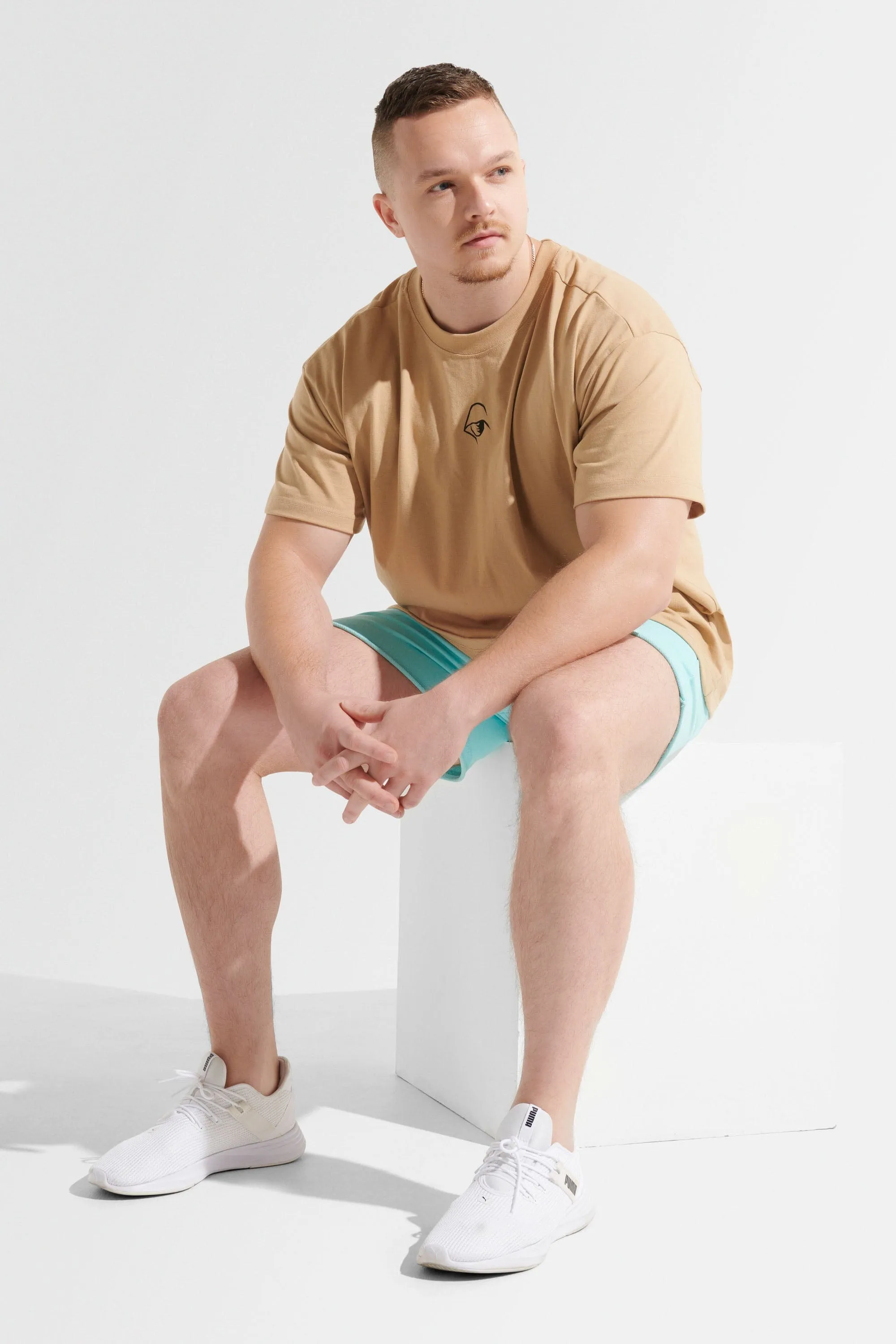 Adapt Oversized Tee - Beige