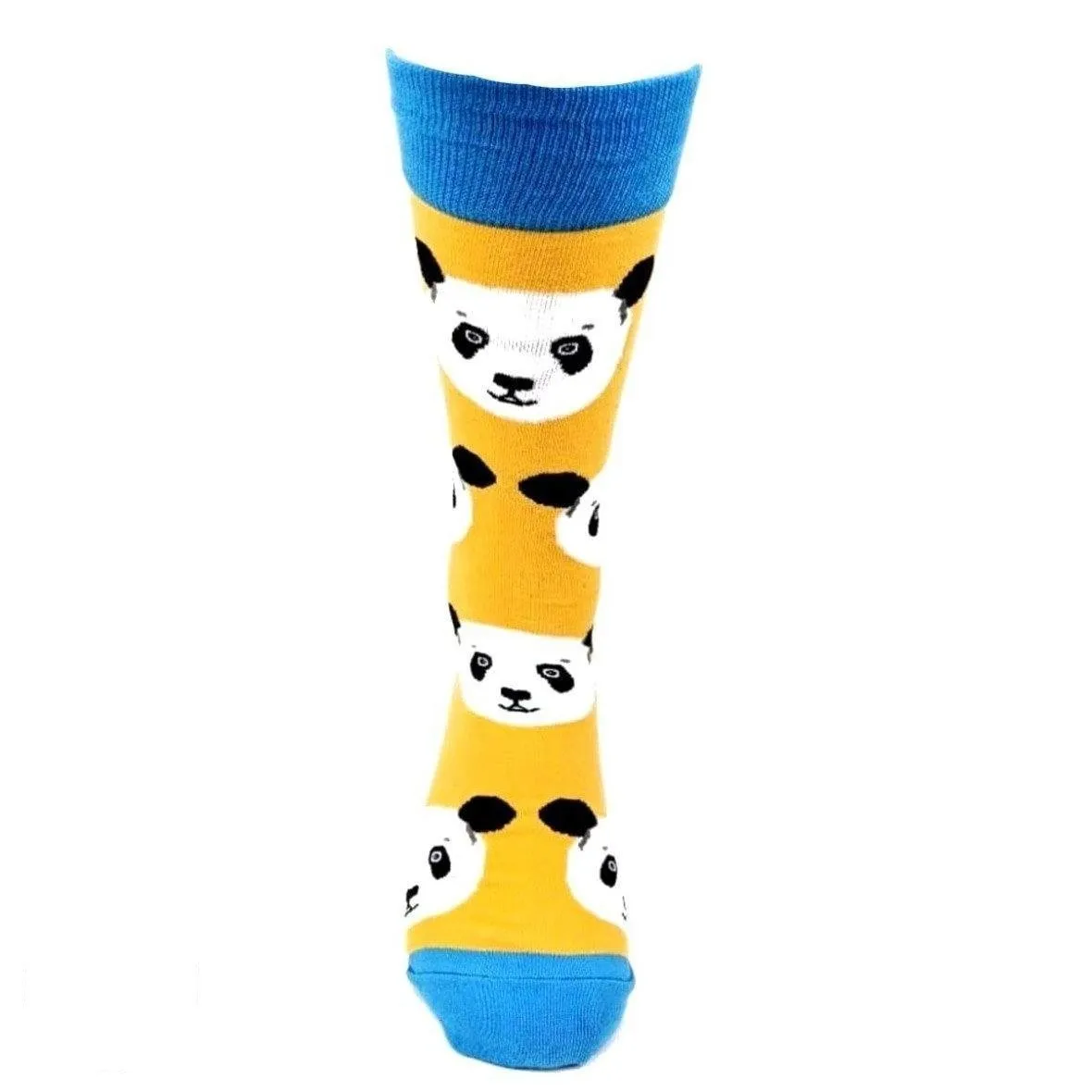 Animal Socks Pandas | Yellow