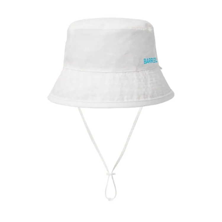 Barrel Kids Reversible Aqua Bucket Hat-WHITE