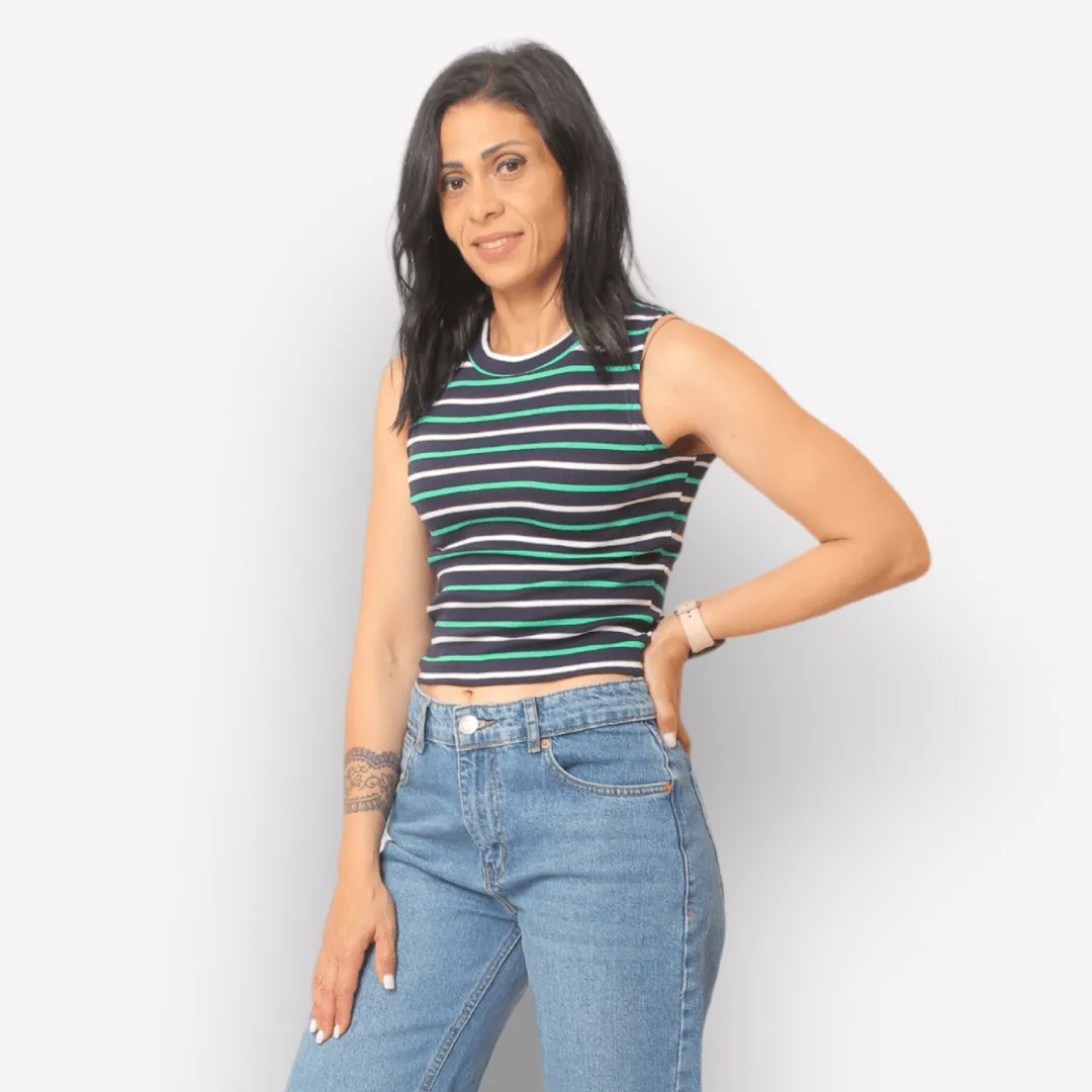 Basic Crop-top NEW - Dark Blue