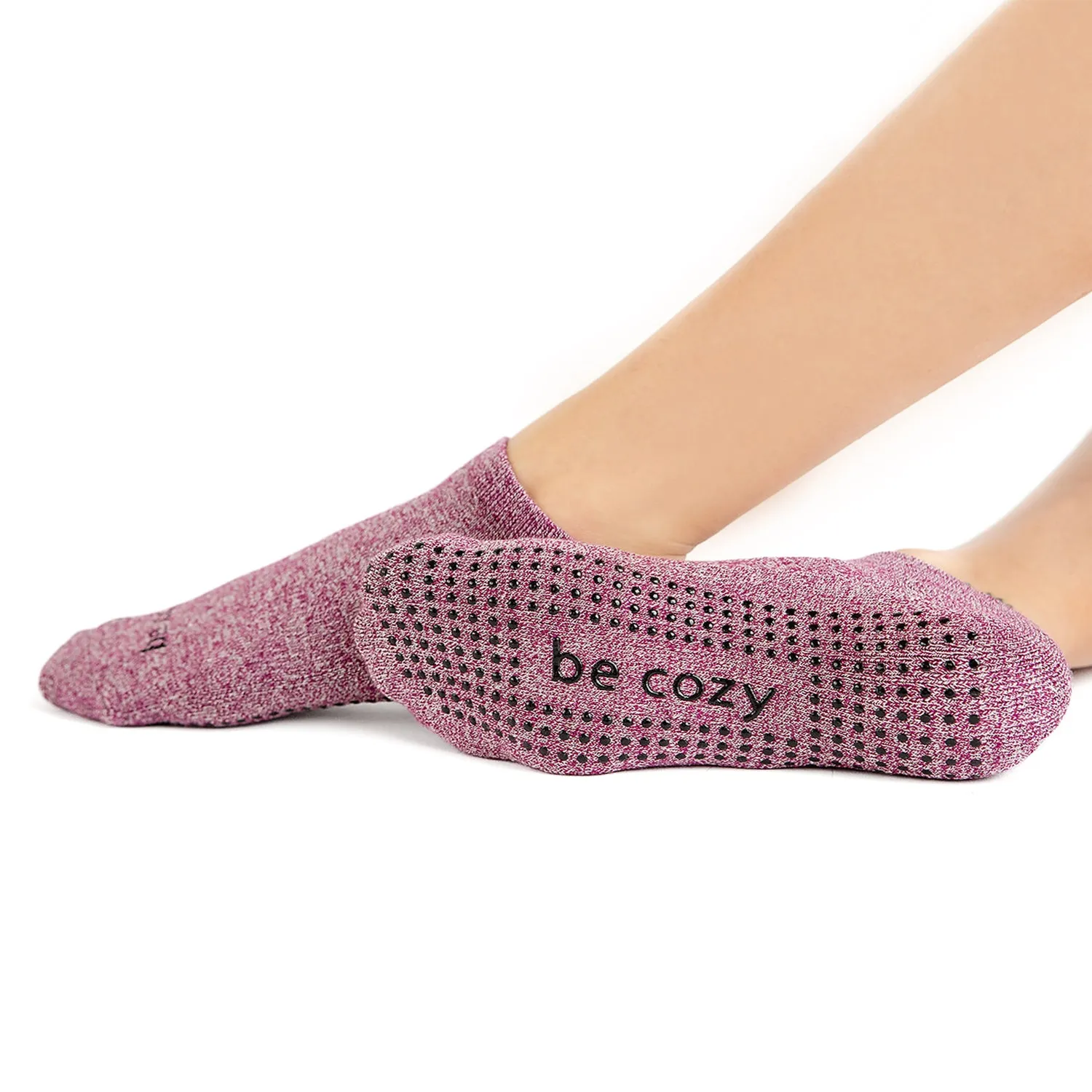 Be Cozy Grip Socks (Acai Berry)