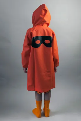 Beau Loves Orange Kids Raincoat (Size 2/3 left)