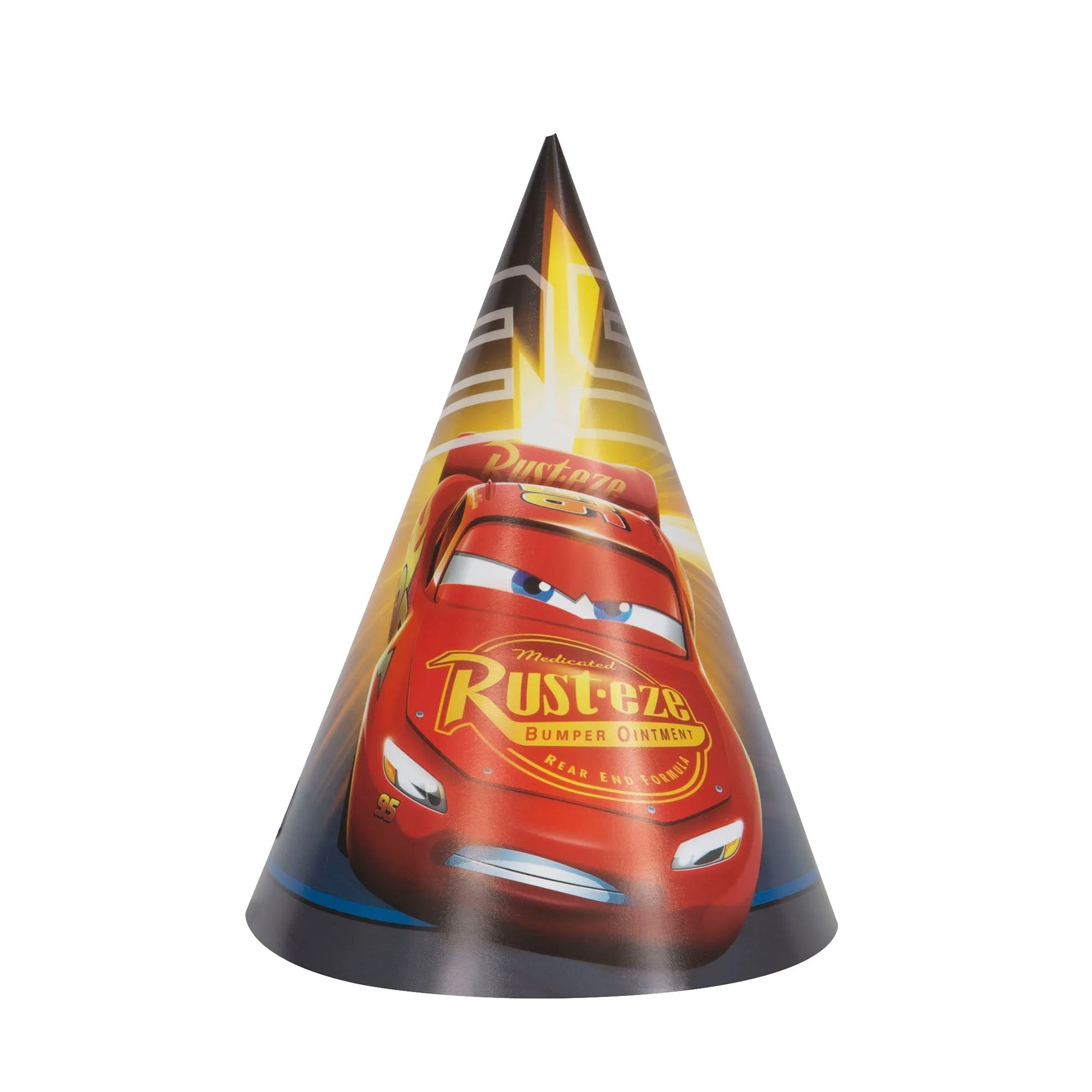 Cars 8 Paper Party Hats