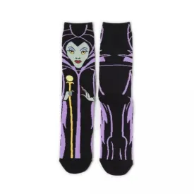 Cartoon Socks, Maleficent Fun Novelty Mens Crew Character Socks