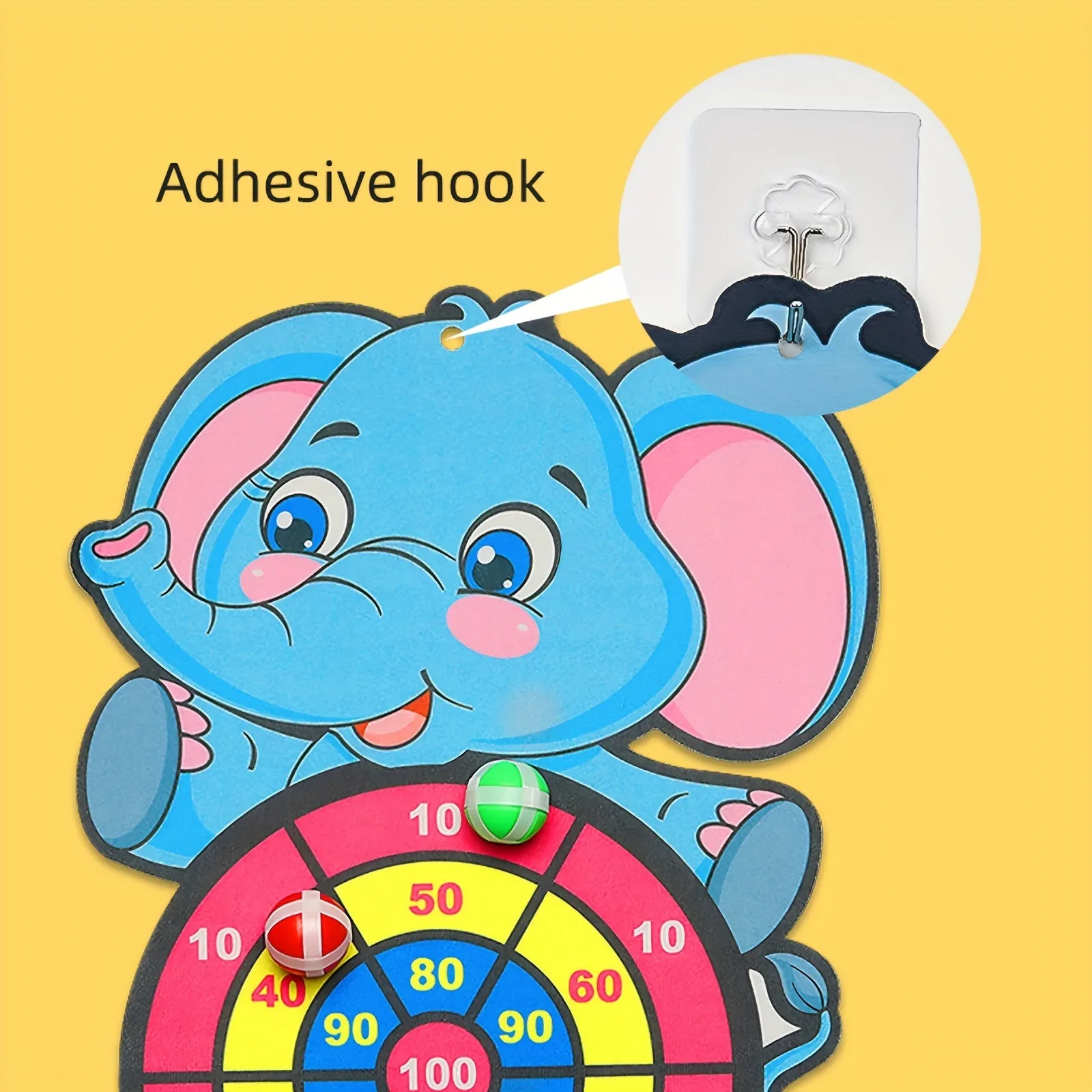 Elephant Dart Board Game Fun ParentChild Interaction Toy