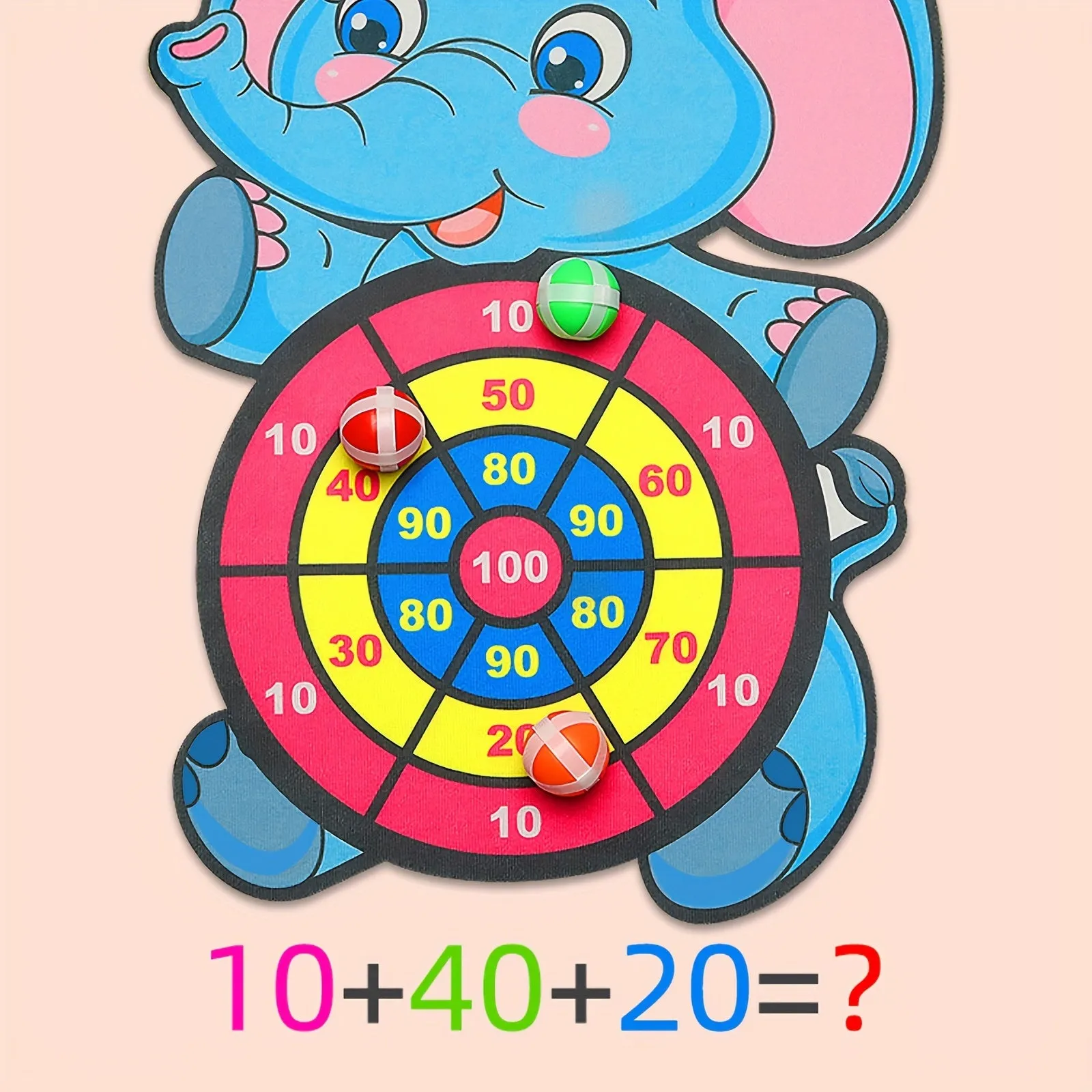 Elephant Dart Board Game Fun ParentChild Interaction Toy