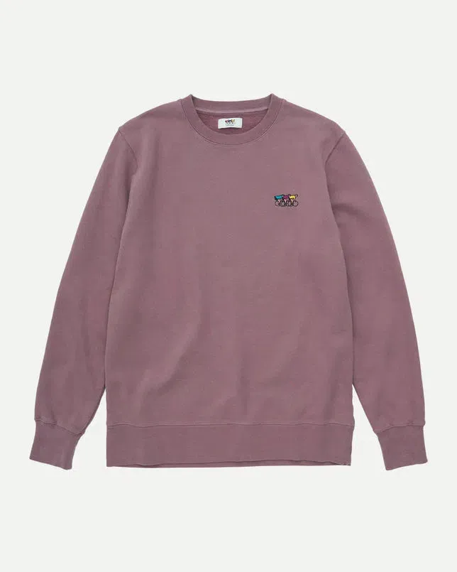 ERSTWHILE Sweatshirt Waaier - Deep Purple