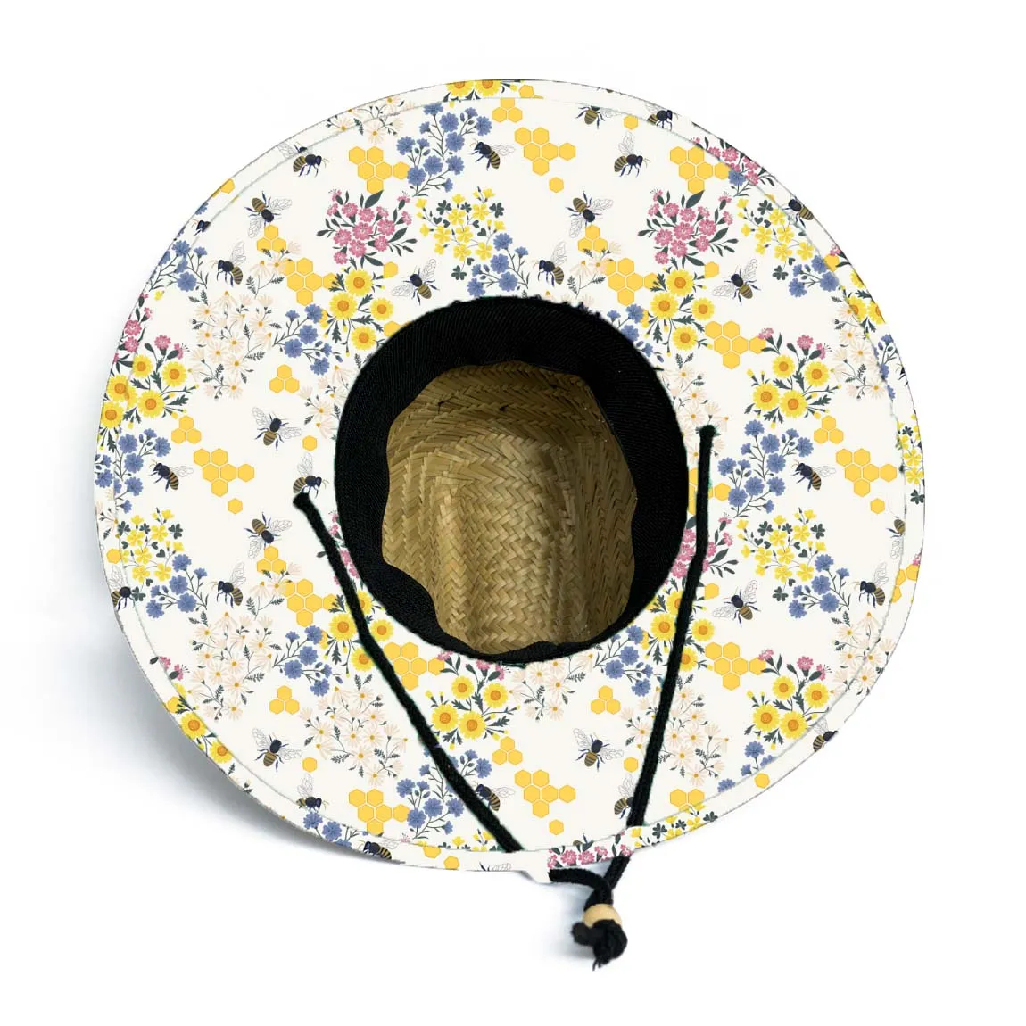 Farmers Defense Straw Hat - Save the Bee's Cream