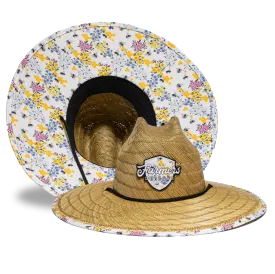 Farmers Defense Straw Hat - Save the Bee's Cream