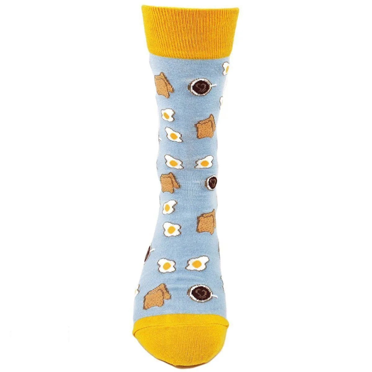 Food Socks Toast & Egg | Grey