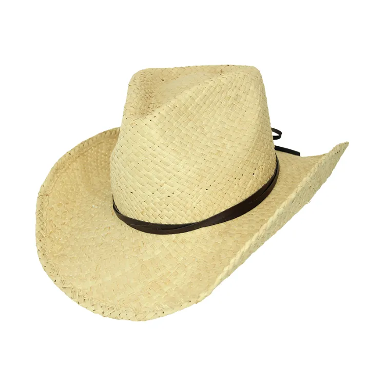 GC Hats Maverick Raffia Cowboy Hat - Natural