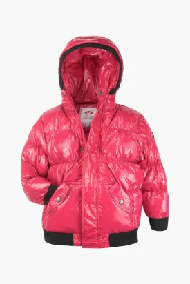 Girls Jacket Appaman Deep Pink Puffy