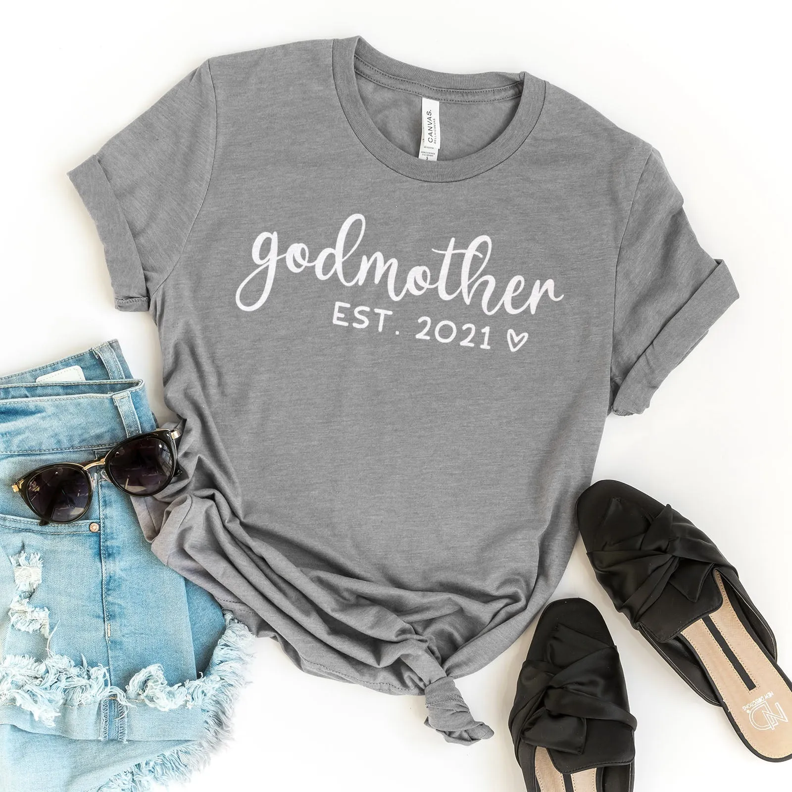 Godmother 2021 Tee Shirts For Women - Christian Shirts for Women - Religious Tee Shirts