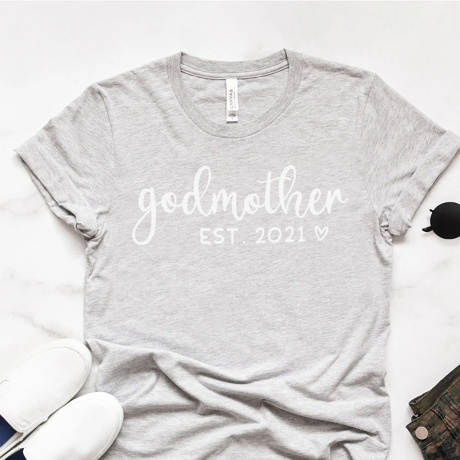 Godmother 2021 Tee Shirts For Women - Christian Shirts for Women - Religious Tee Shirts