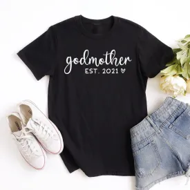 Godmother 2021 Tee Shirts For Women - Christian Shirts for Women - Religious Tee Shirts