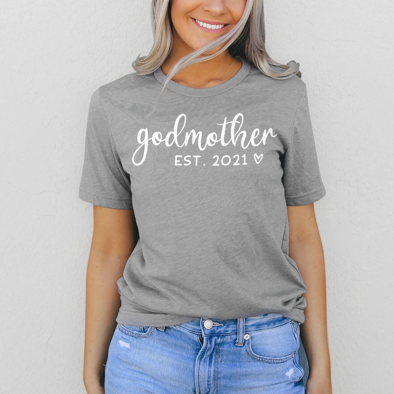 Godmother 2021 Tee Shirts For Women - Christian Shirts for Women - Religious Tee Shirts