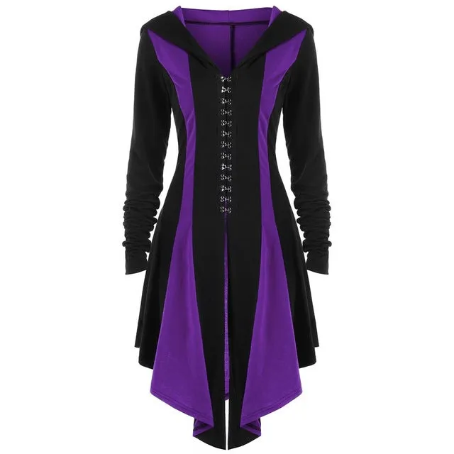 Gothic Long Lace Up Cardigan Coat