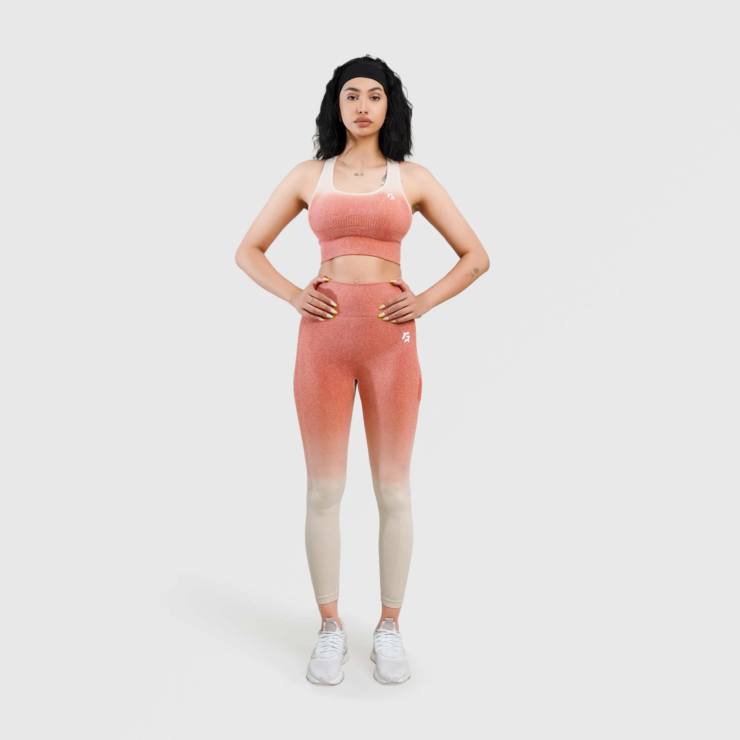 Gradient Seamless Leggings (Orange)