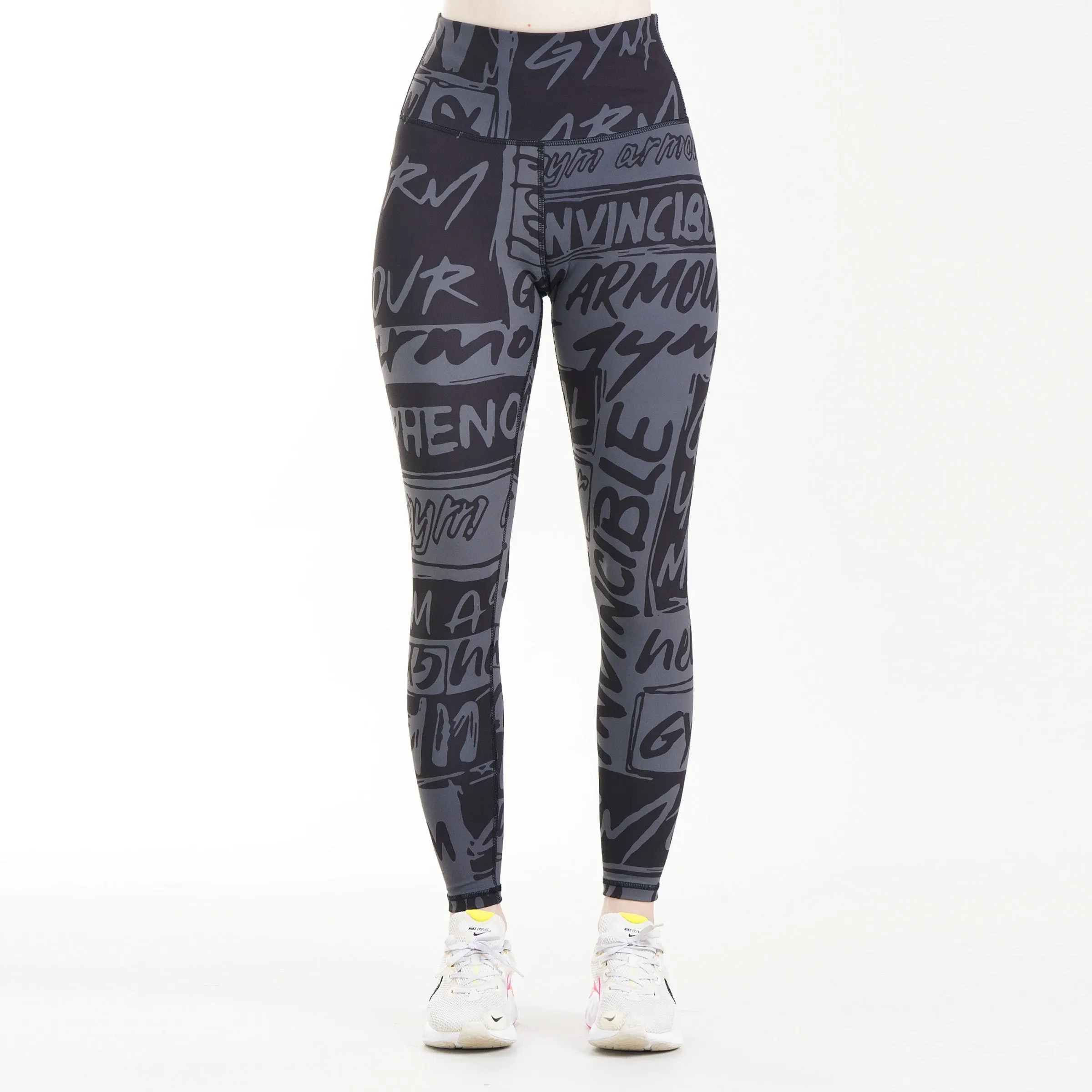 GymArmour Textured Leggings (Grey)