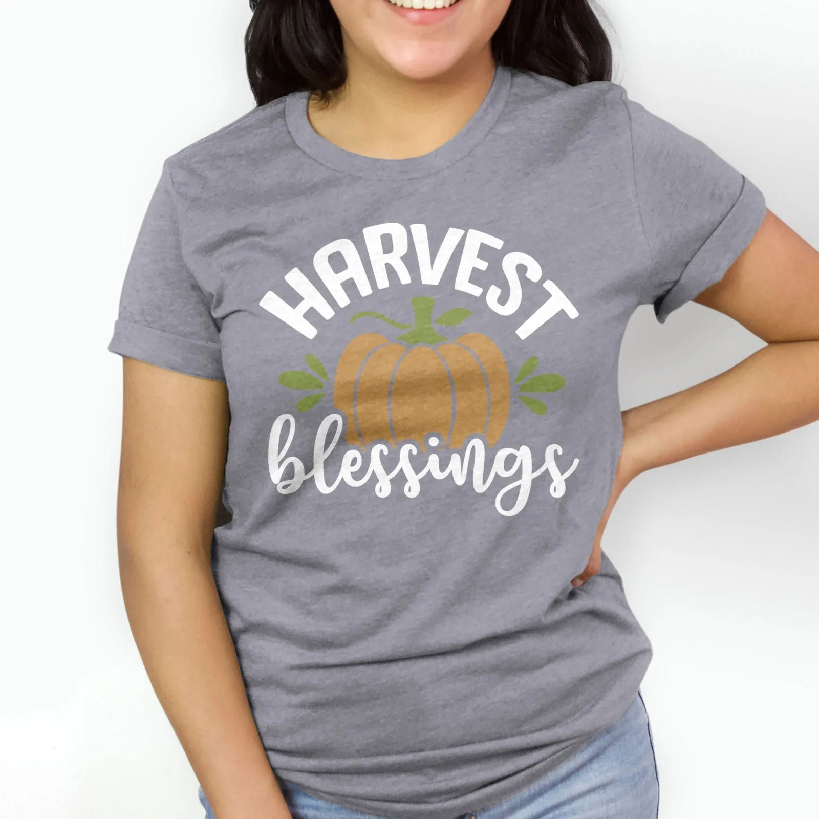 Harvest Blessings Tee Shirts For Women - Christian Shirts for Women - Religious Tee Shirts