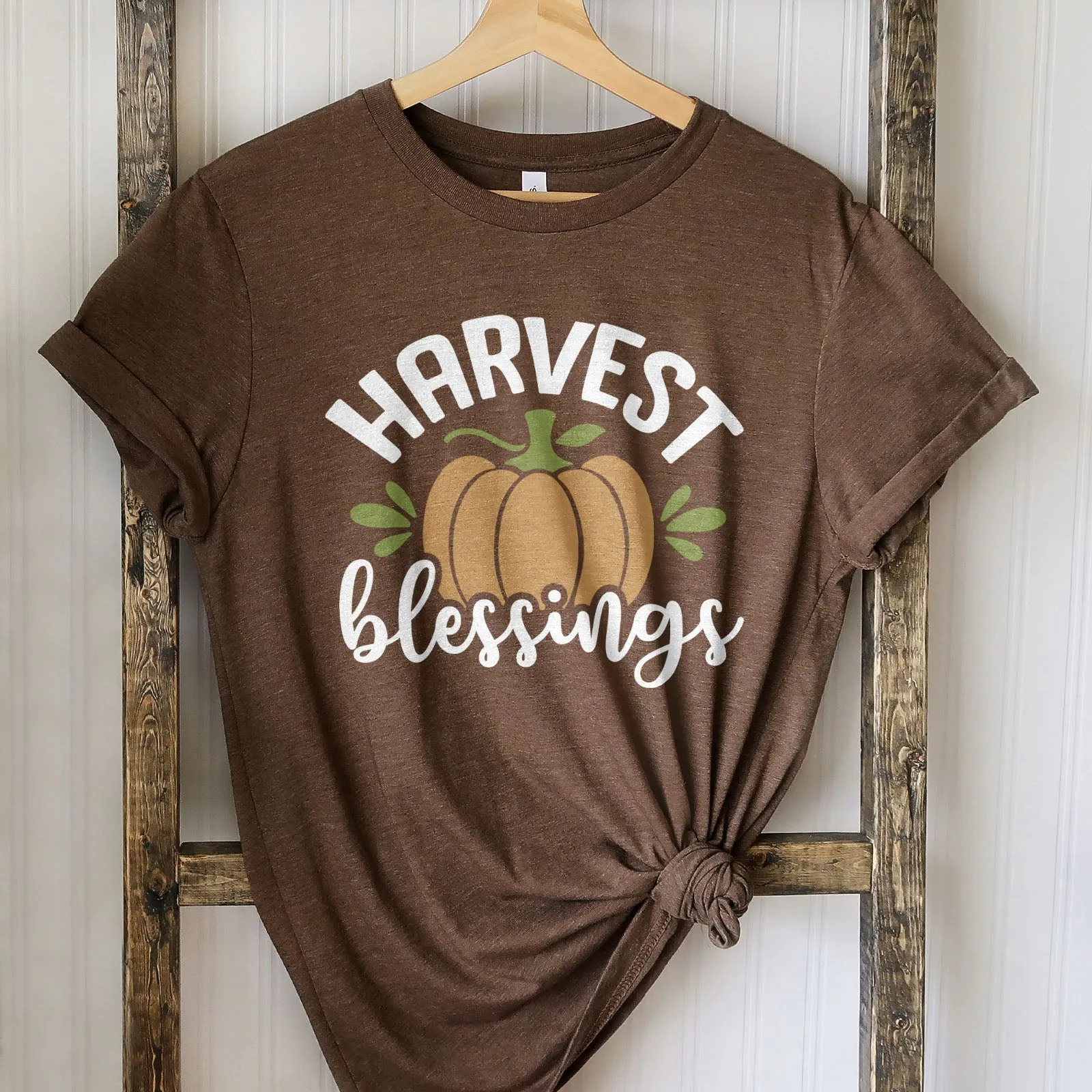 Harvest Blessings Tee Shirts For Women - Christian Shirts for Women - Religious Tee Shirts