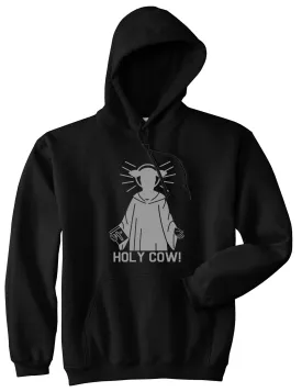 Holy Cow Funny Mens Pullover Hoodie