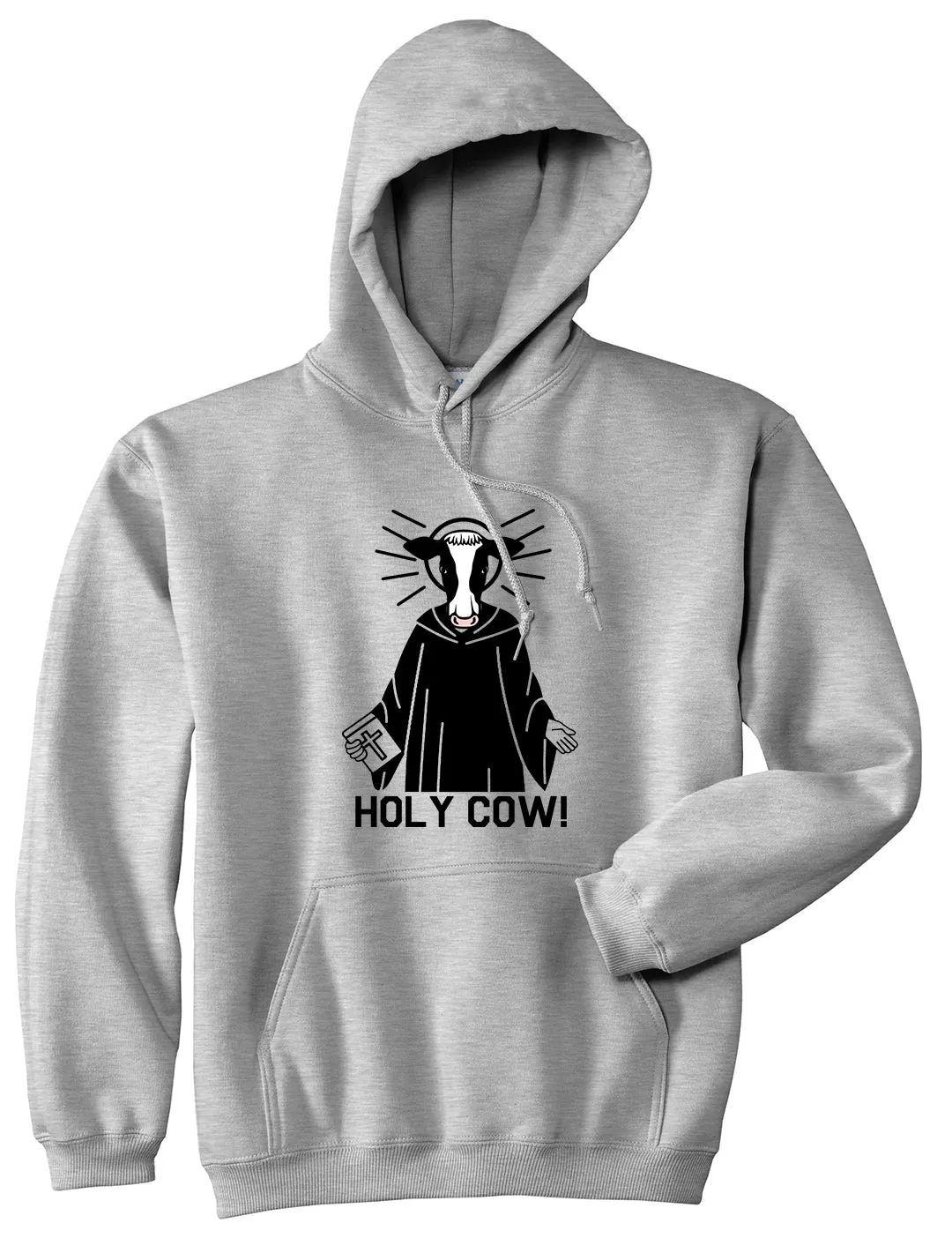 Holy Cow Funny Mens Pullover Hoodie