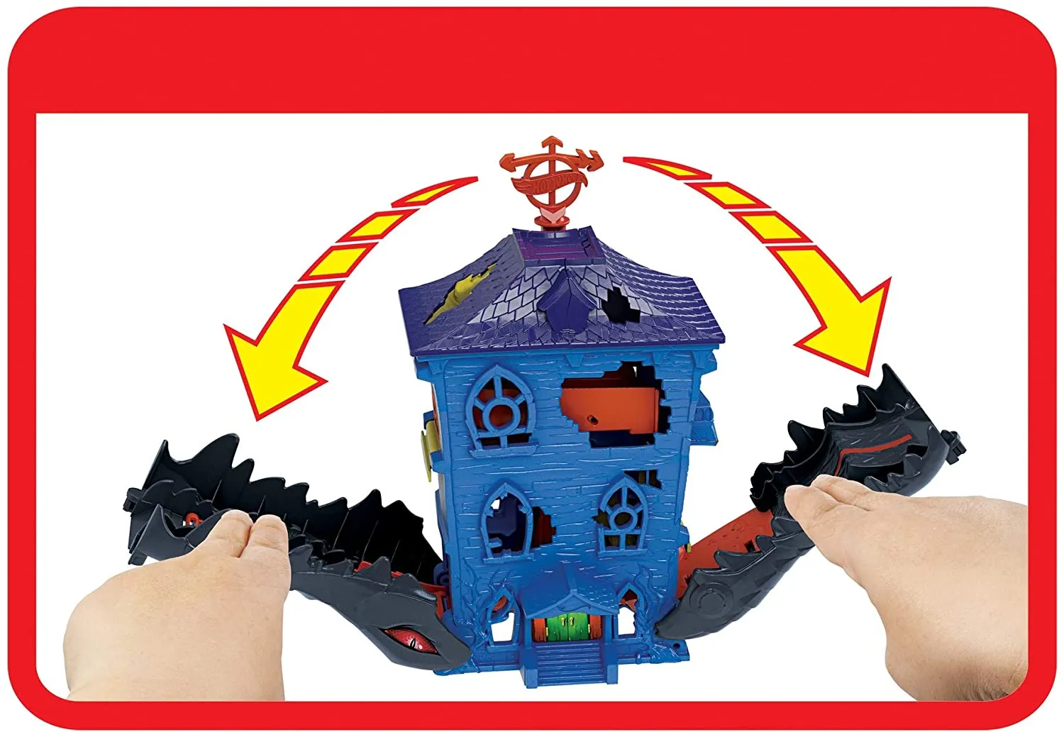 Hot Wheels Croc Mansion Attack Playset