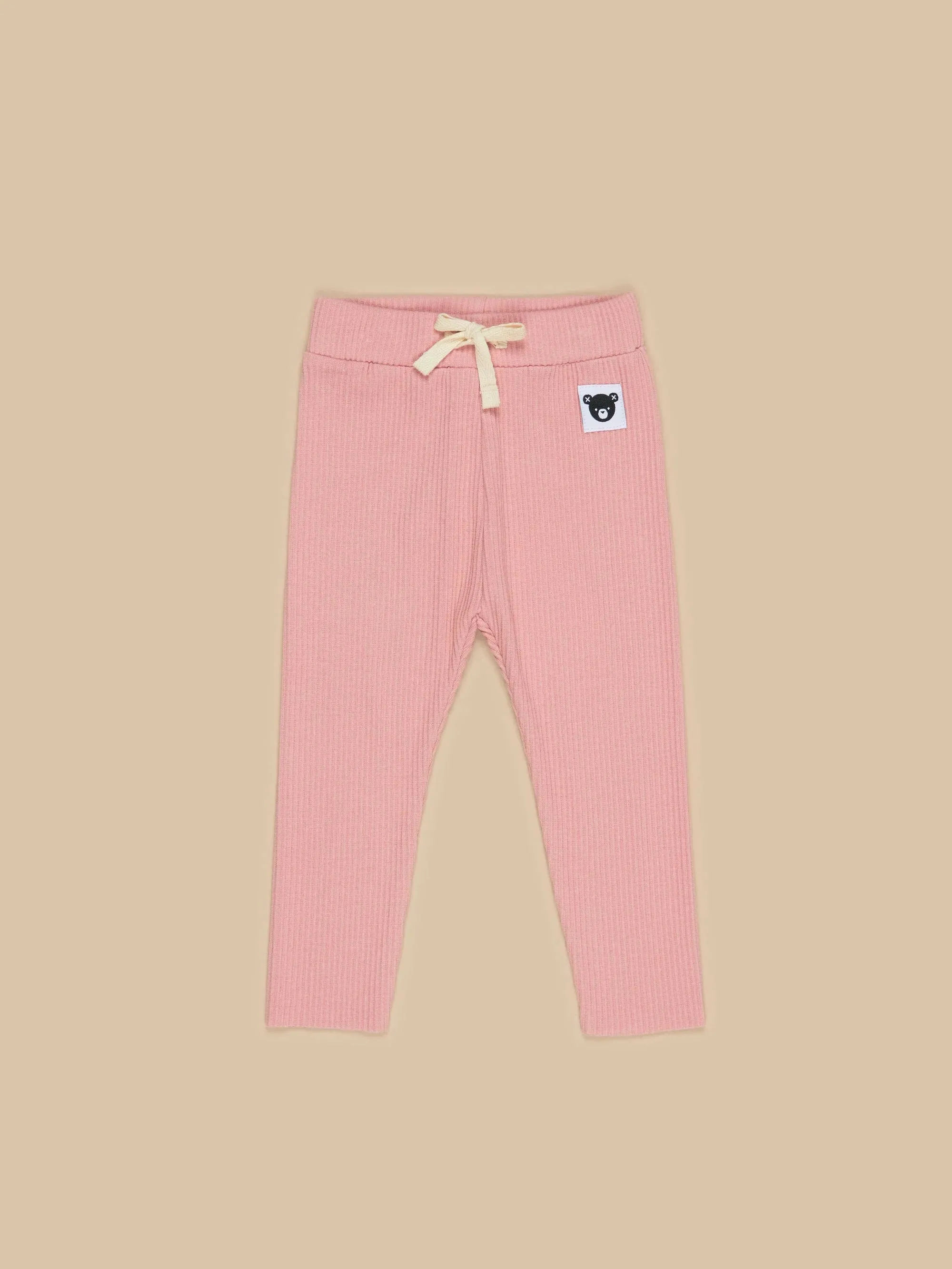 Huxbaby Dusty Rose Rib Leggings