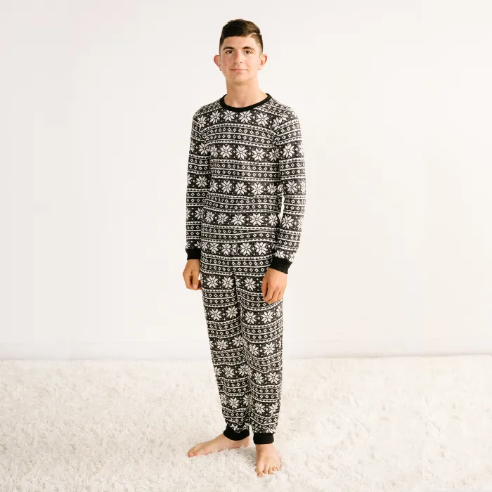 Kids' Unisex Jogger Pajama Set - Baby It's Cold Outside Fair Isle