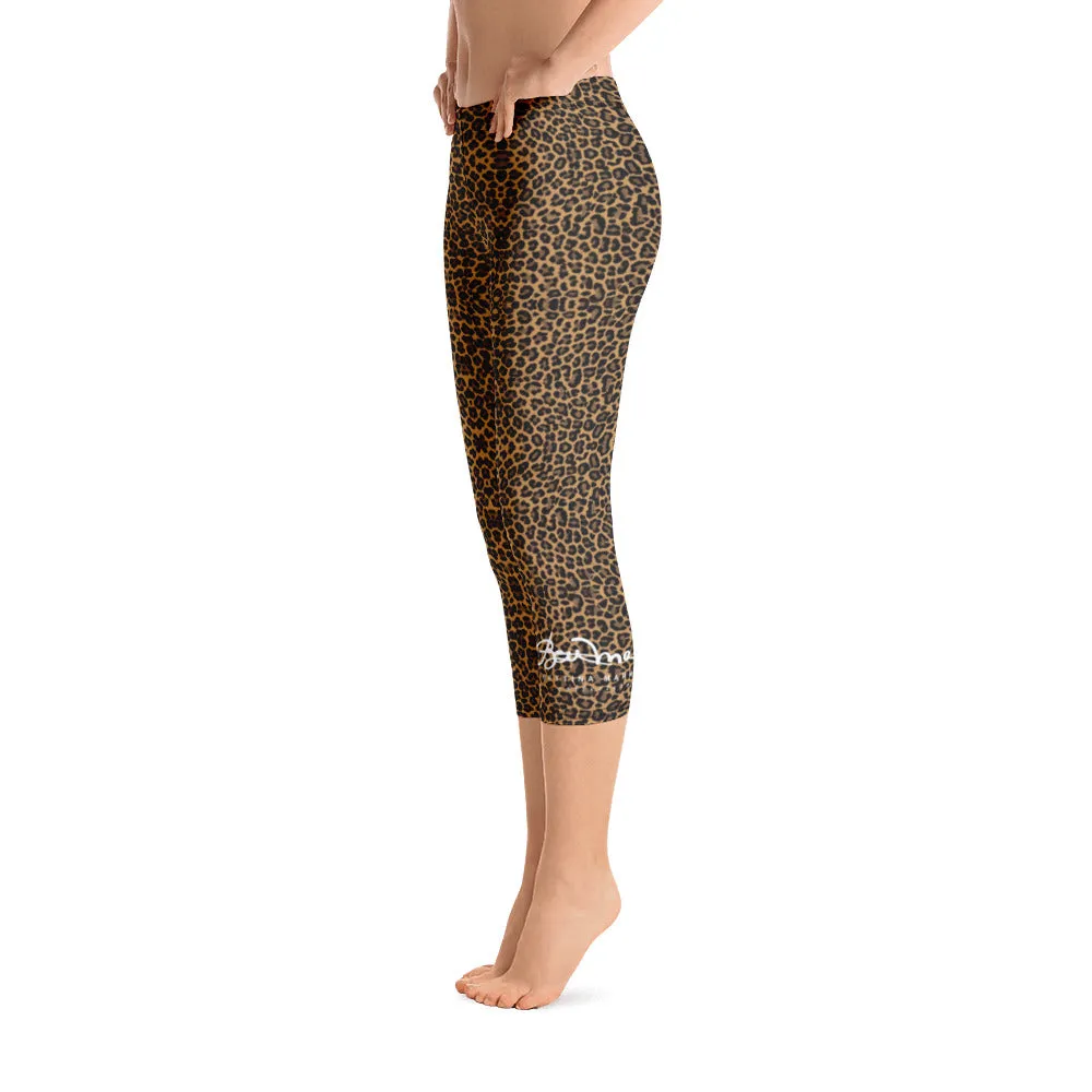 Leopard Capri Leggings