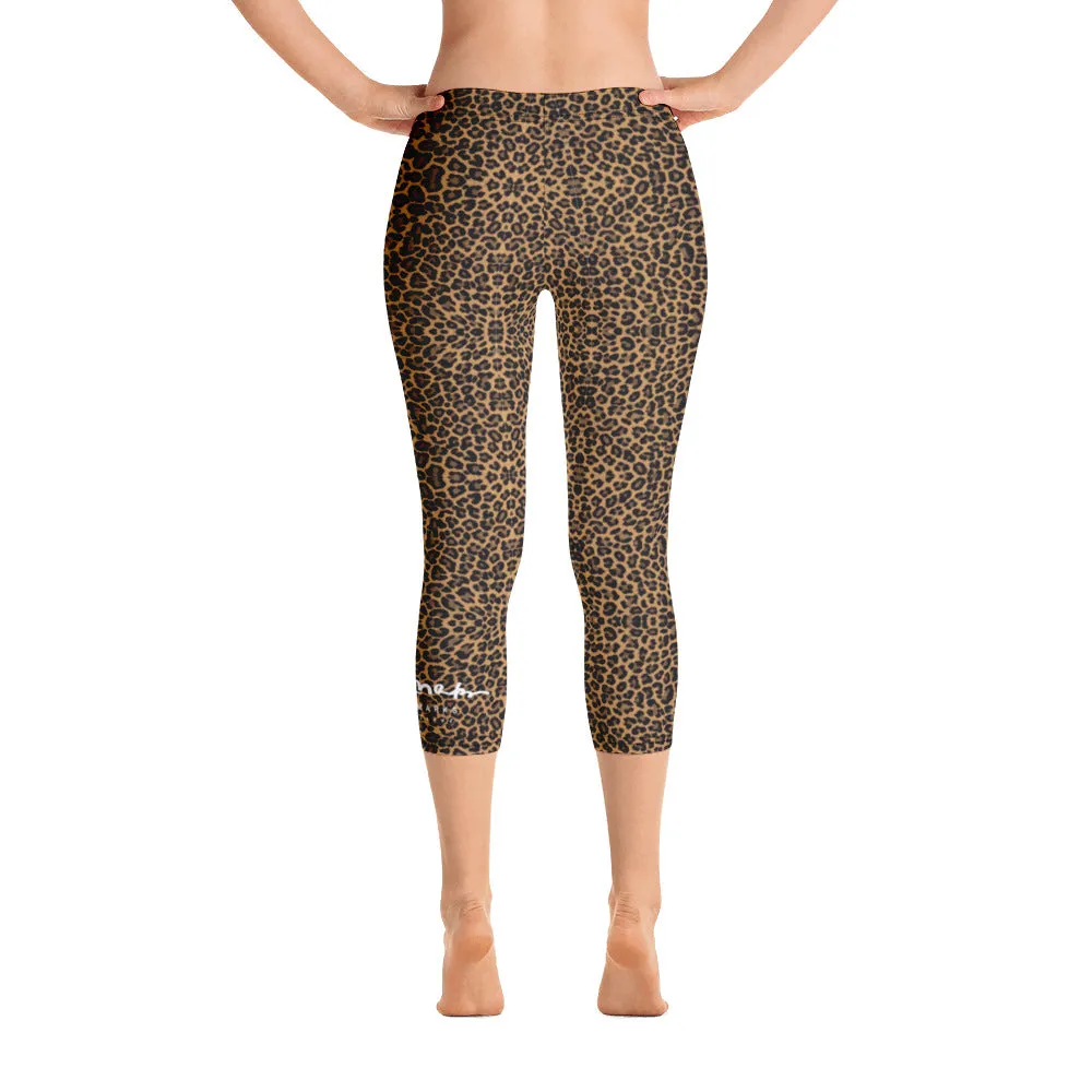 Leopard Capri Leggings