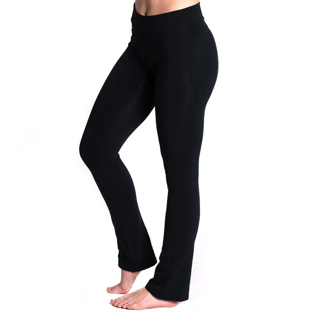 Love Bootcut Legging with Fold Over Adjustable Waistband