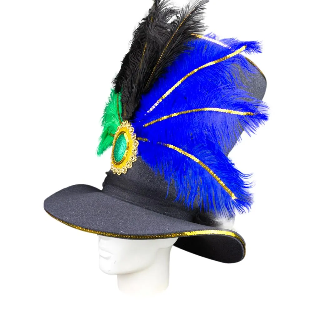 Mardi Gras Feathers Hat