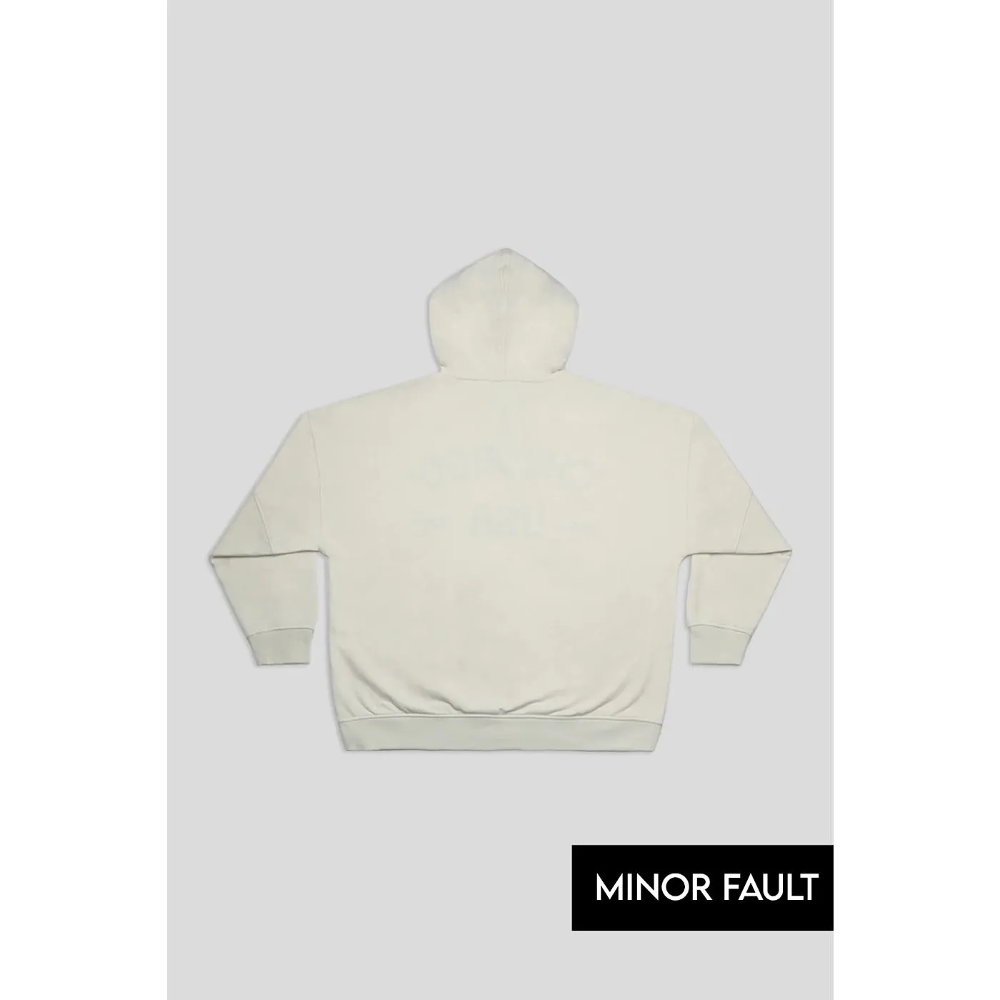 (Minor Fault) Chigago Slogan Oversized Hoodie