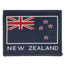 New Zealand Flag Embroidered Patch