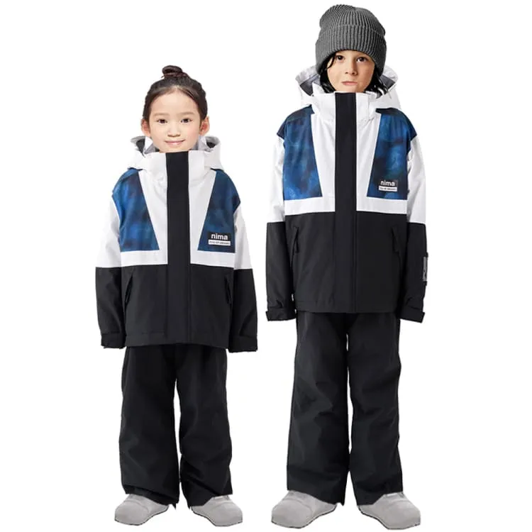 Nima Kids Snow Suits-BLUE/BLACK (Japanese Brand)