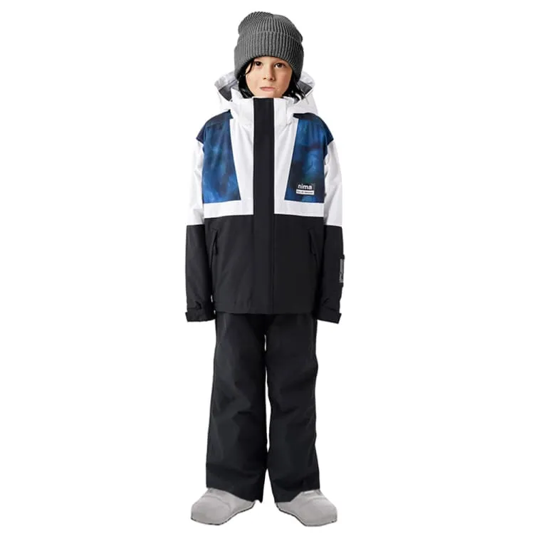 Nima Kids Snow Suits-BLUE/BLACK (Japanese Brand)