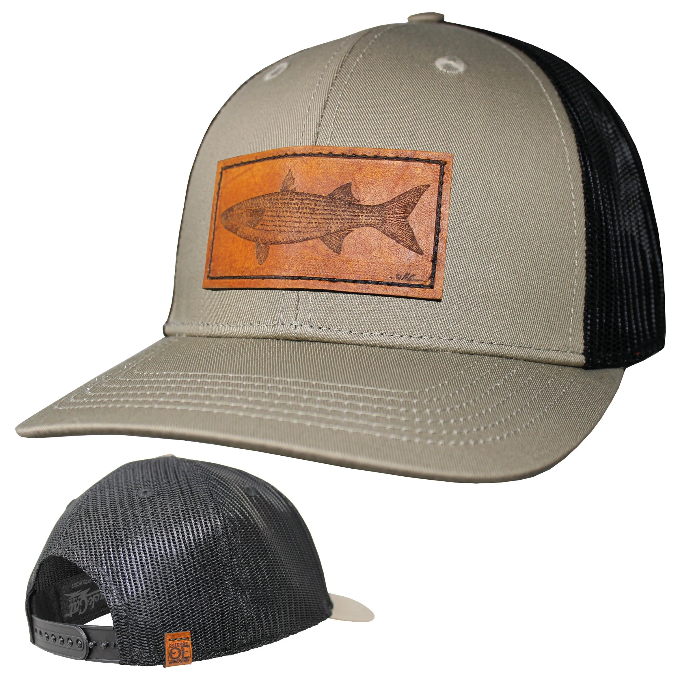 OE - Performance Trucker Hat - Mullet Leather Patch