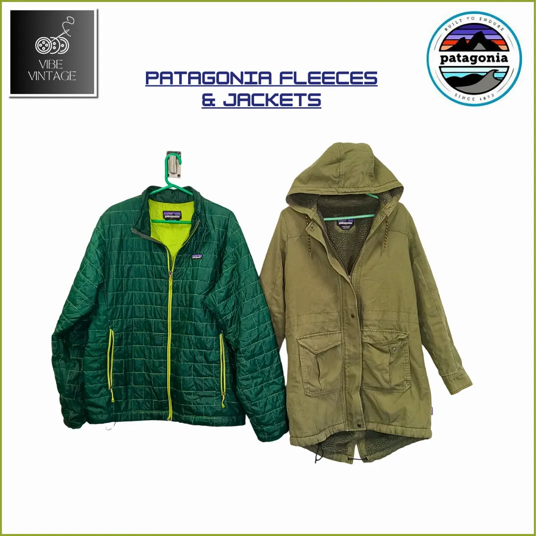 PATAGONIA FLEECES & JACKETS - 15 PCS