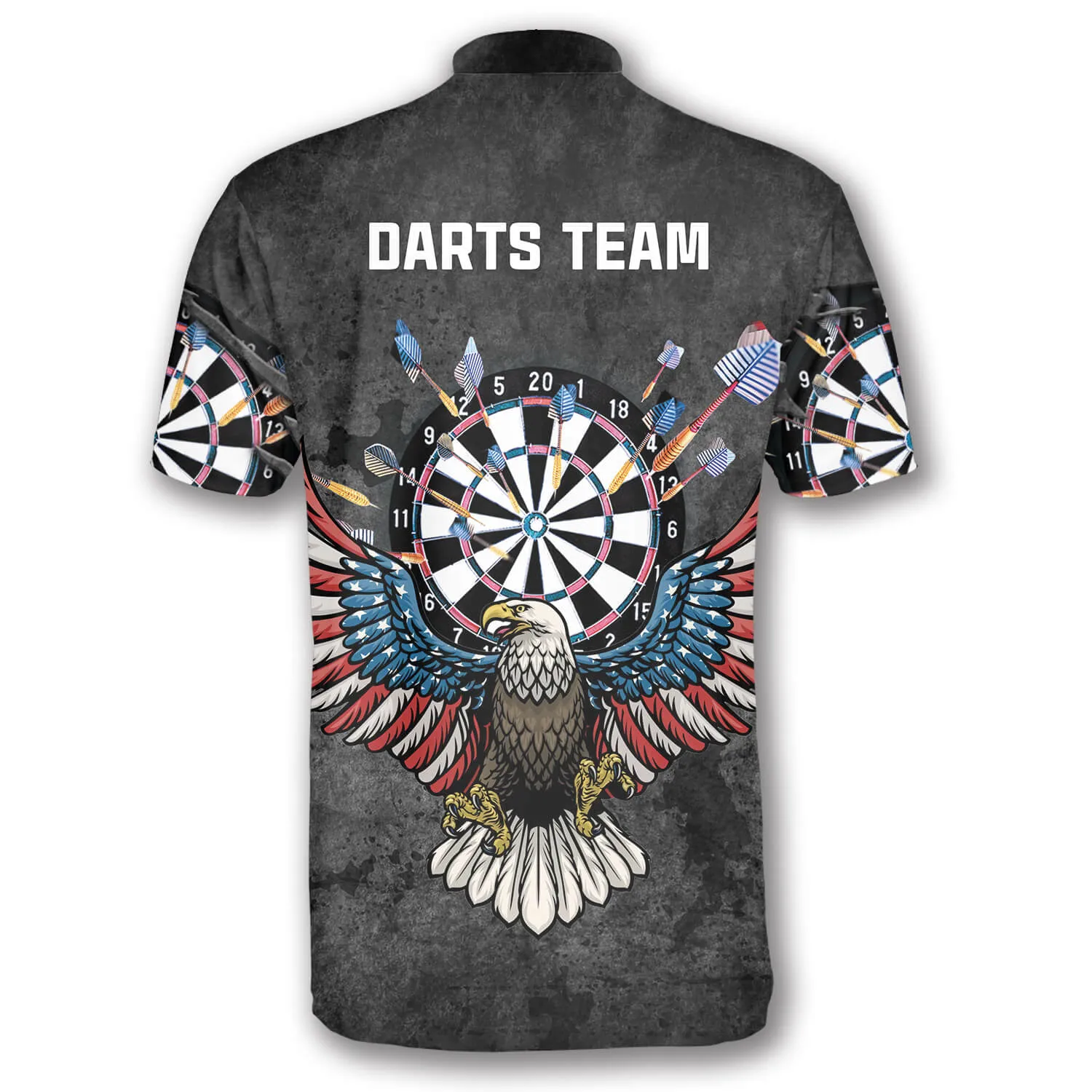 Personalized Name Team Darts Eagle Grunt Style Custom Darts Jerseys For Men