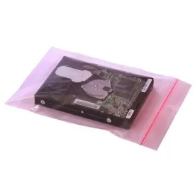 Pink Anti Static Reclosable ESD Bags. 12 x 18 x 2 mil