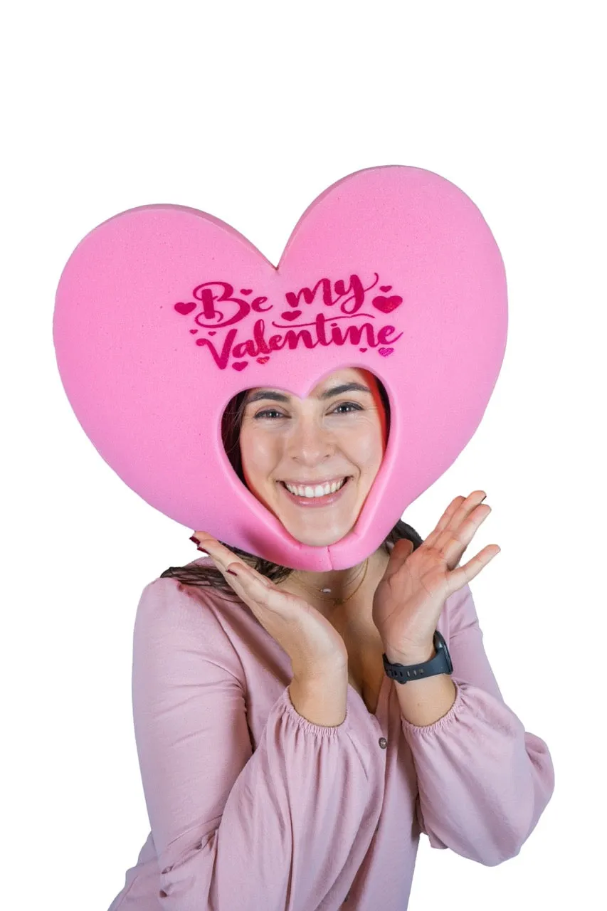 Pink Heart Valentine's Day Hat