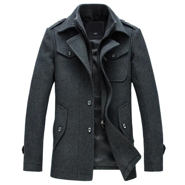 Pologize™ Slim Wool Coat