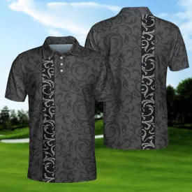 Premium Floral Modern Style Short Sleeve Polo Shirt, Floral Pattern Polo Shirt, Best Golf Shirt For Men Coolspod