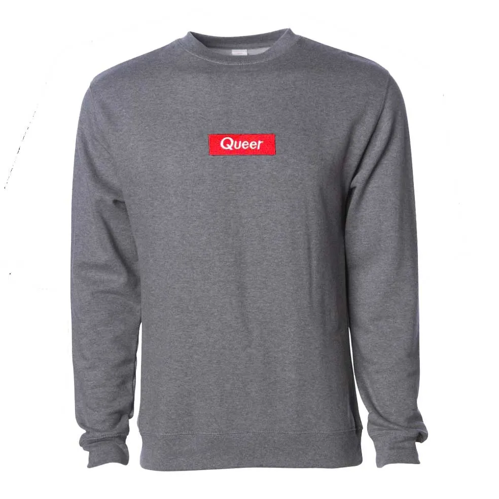 Queer Crew Sweatshirt supporting The Trevor Project