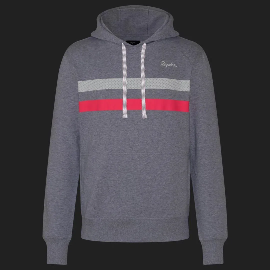 RAPHA Brevet Hoodie - GWP Grey Marl